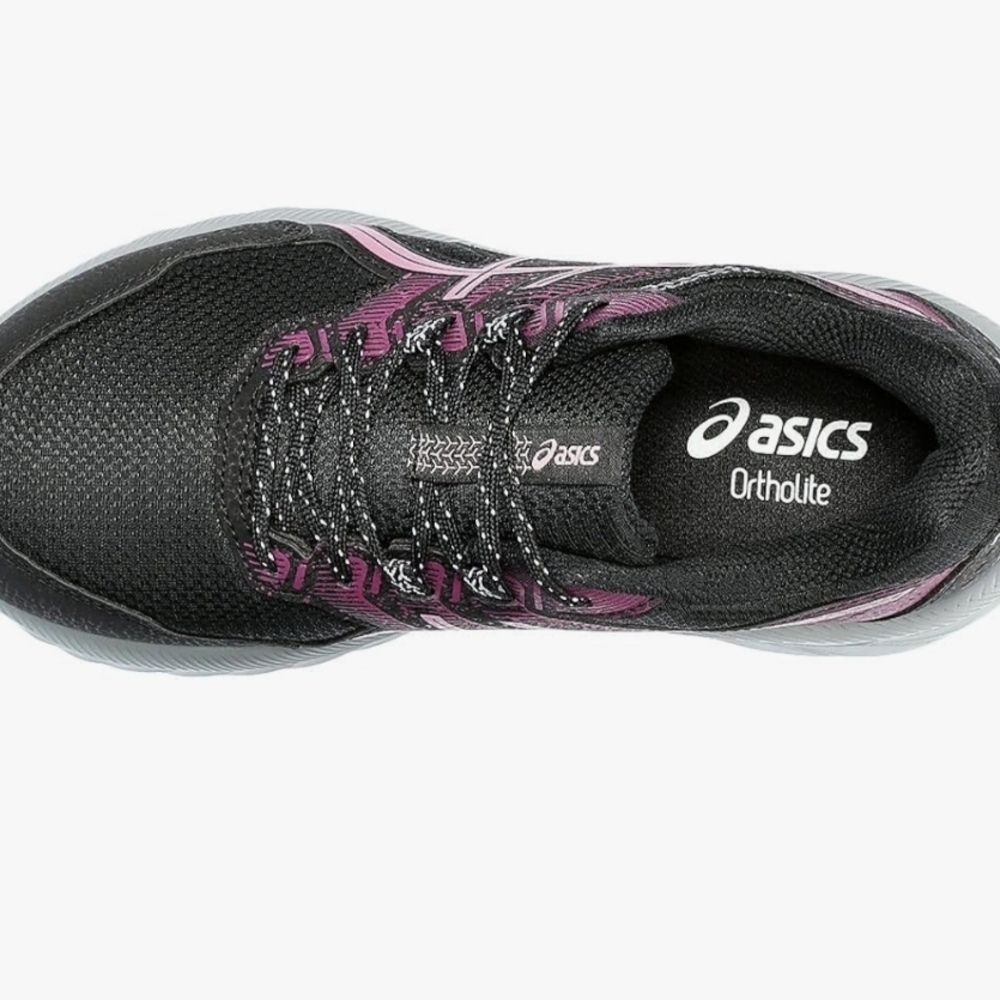 ASICS Women's Black and Pink Athletic Shoes - Picture 6 of 11